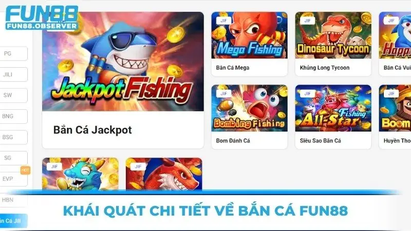 Khái quát chi tiết về bắn cá Fun88